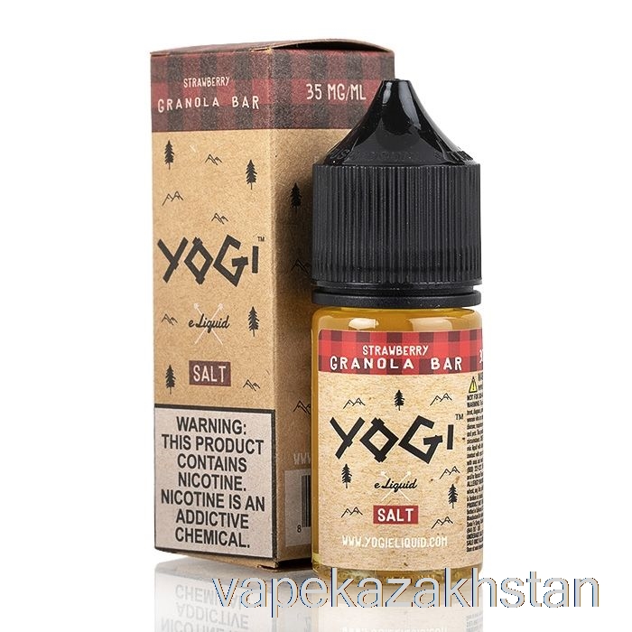 Vape Smoke Strawberry Granola Bar - Yogi Salts E-Liquid - 30mL 50mg